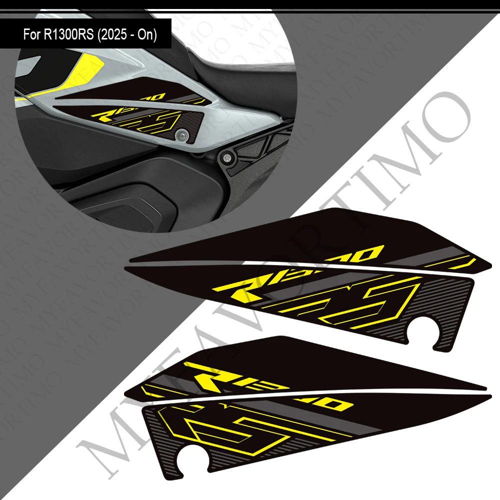 

2025 2026 Motorcycle FOR R1300RS R 1300 RS R1300 Fuel Tank Pad Grip Gas Fuel Knee Stickers Matte Protective Stickers