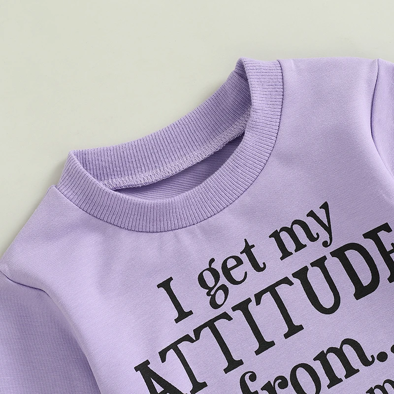 Sweat-shirt à manches longues pour enfants, pulls College avec lettres, tenue mignonne pour tout-petits, vêtements d'automne pour filles