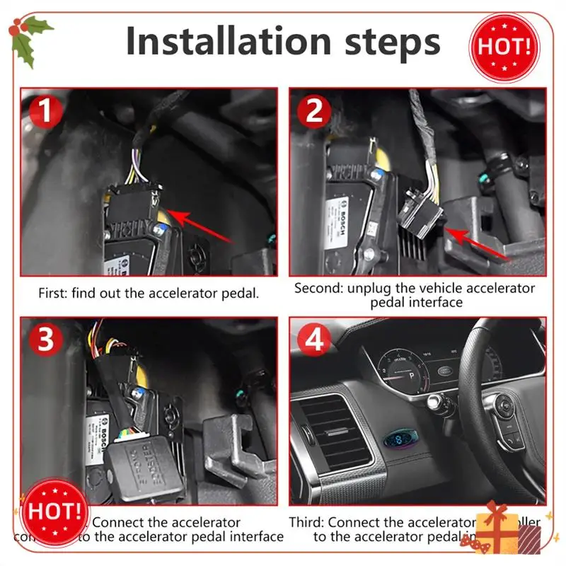 ABLE-F5 سيارة إلكترونية وحدة تحكم بدواسة الوقود مسرع ضبط للسيارة 10 محركات أقراص سباق مسرع معزز قوي (أ) Durab