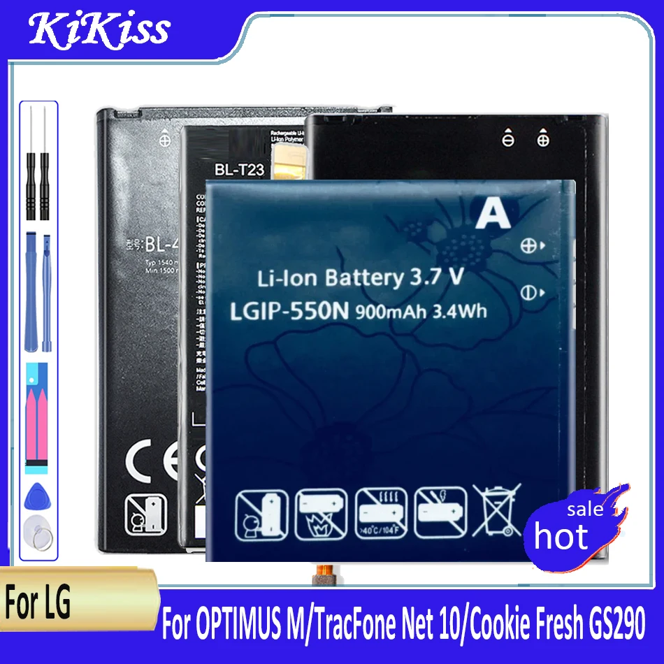 Аккумулятор для LG Cookie Fresh, LGIP-430N, LGIP-400N, LGIP-531A, LGIP-550N, GS290, GM360, GW300, LX290, LX370, MT375, T375, A100