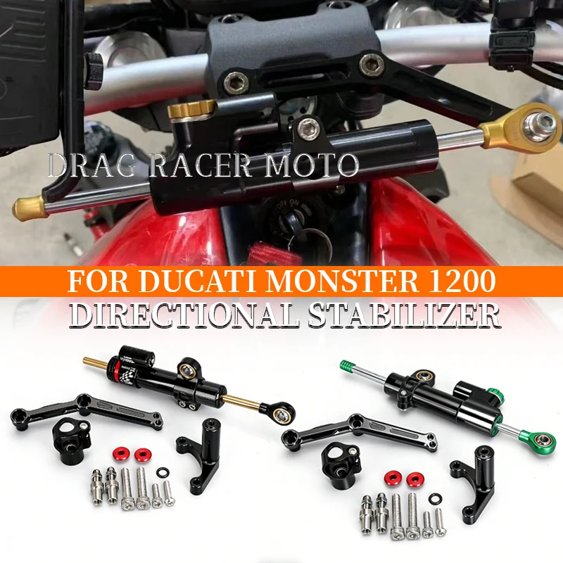 Estabilização de direção amortecedor suporte montagem moto motocicleta para ducati monster 1200 2014-2021