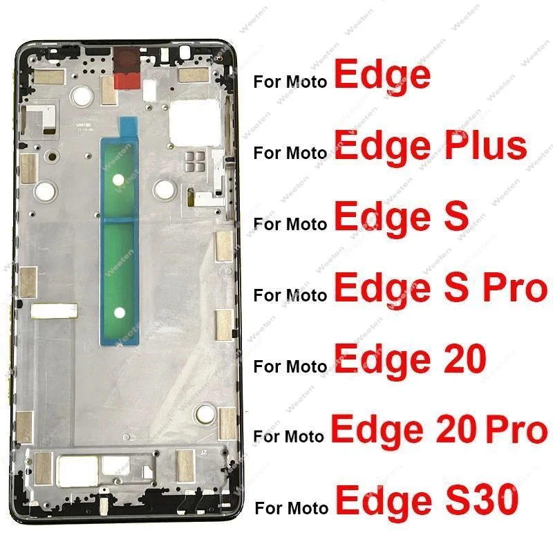 

For Motorola MOTO Edge Plus Edge S Edge S Pro Edge 20 Pro Edge S30 Middle Housing Frame LCD Middle Frame Cover Parts