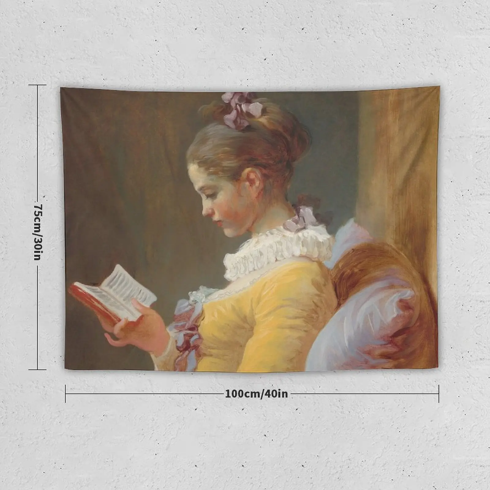 A Young Girl Reading - Jean-Honoré Fragonard Tapestry Room Decor For Girls Cute Room Decor Decor Home Tapestry