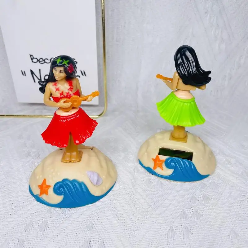 Solar Wackelfigur Tanzfigur - Solarbetriebene Schttelkopf Figur Fr Auto  Armaturenbrett (Elch Santa Pinguin)