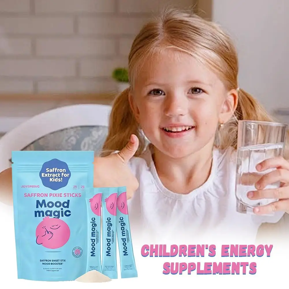 

1/3 шт., детский энергетический бар, настроение, волшебный шафран, сладкая палочка, усилитель настроения для детей, сахар, радость, весенние пищевые добавки