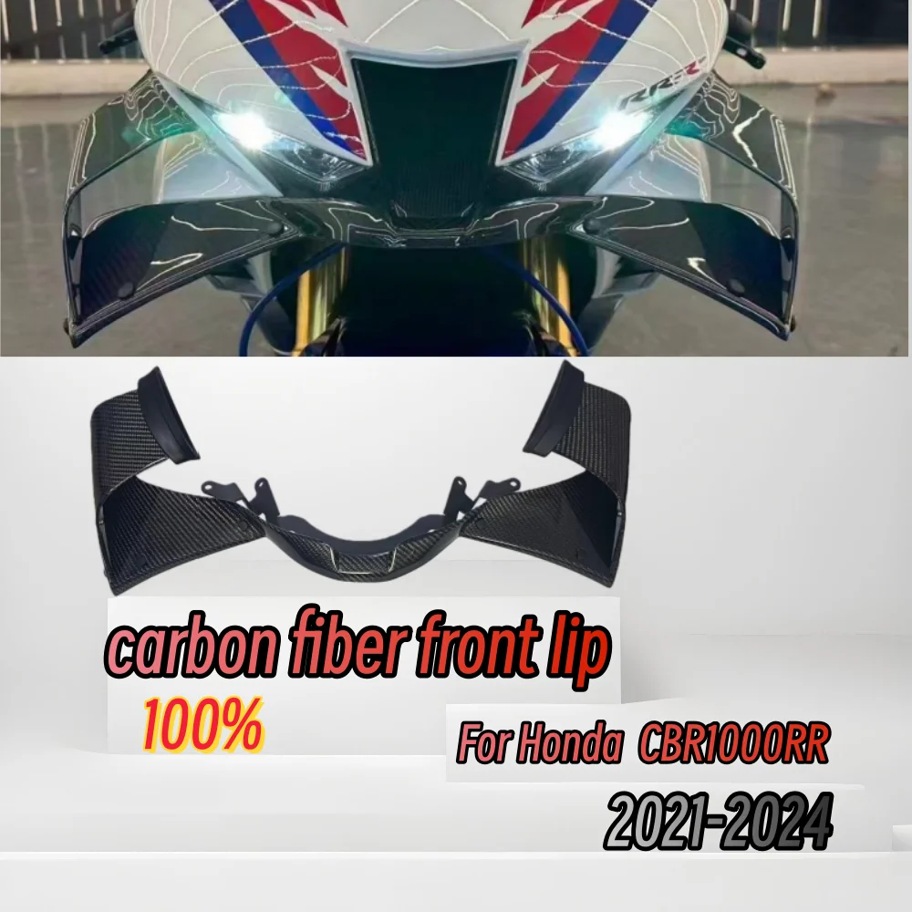 

Motorcycle For Honda CBR1000RRR CBR1000RR-R 2021 2022 2023 100%Pure Carbon Fiber Wing Wind Spoilers Deflector Winglets