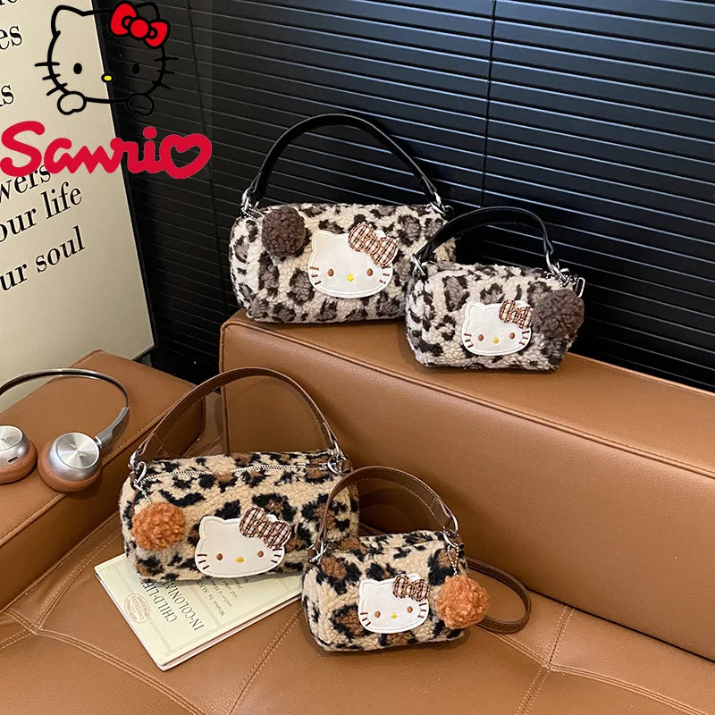 

Hello Kitty 2026, новая женская сумка через плечо, модная женская сумка высокого качества, милая универсальная женская мини-сумка с героями мультфильмов, универсальная женская мини-сумка для хранения