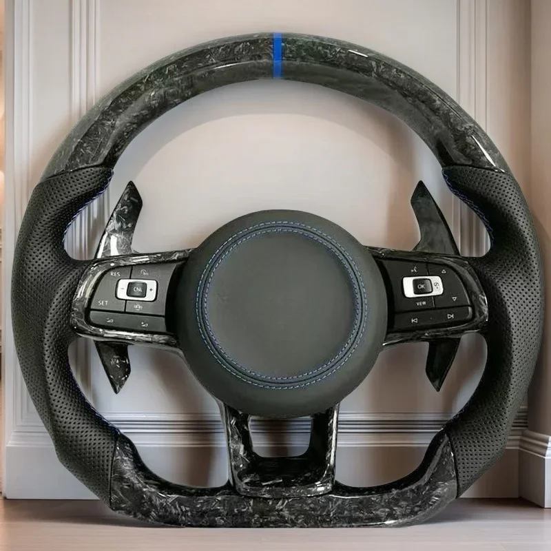 

Carbon Fiber Steering Wheel For Volkswagen VW CC Golf Lavida Sagitta Magotan Polo GTI Tiguan Passat DSG Upgrade R8