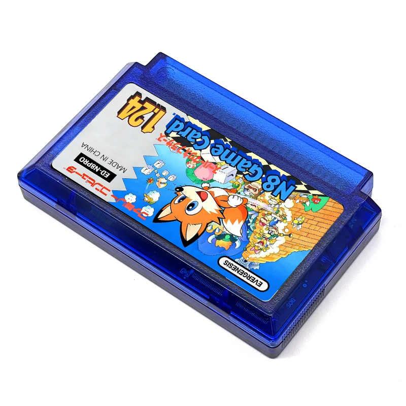 新型ED-N8PRO 2000 in 1 FC NESファミコンゲームカートリッジ 8ビット