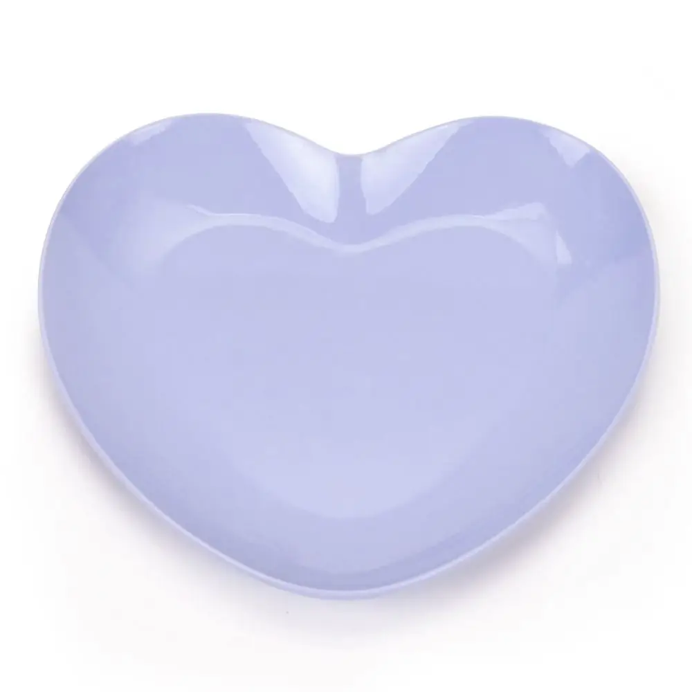 Heart-shaped Jewelry Tray Accessories Creative Universal Cosmetic Storage Tray Stainless Steel Nail Art Tray