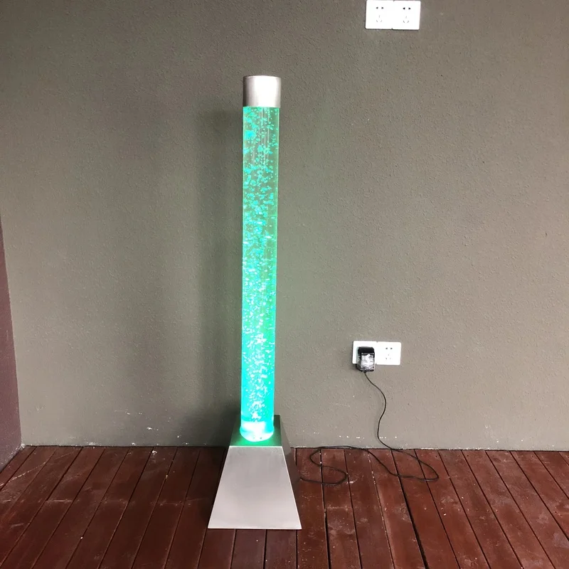 custom.Sensory Column Tube Bubble Wall Pillar with Led Lights Home Decoration Screen Partitions