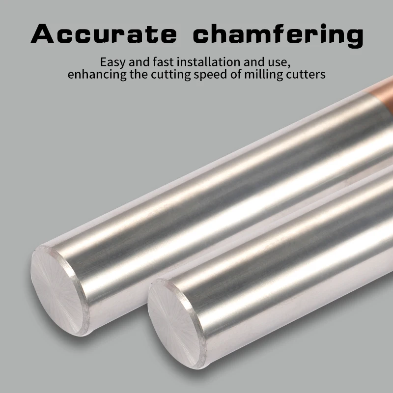 Tungsten Steel End Mill HRC60 4 Flutes 1mm-20mm Tungsten Shank Milling Cutter CNC Machines Tools Alloy Coating Carbide for Lathe
