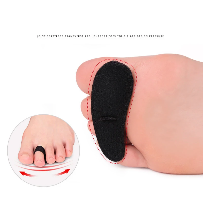 Toe Corrector Separators Fabric for Relieving Foot Pain Overlapping Toes Pressure Toe Straightener Hammer Foot Protector Care