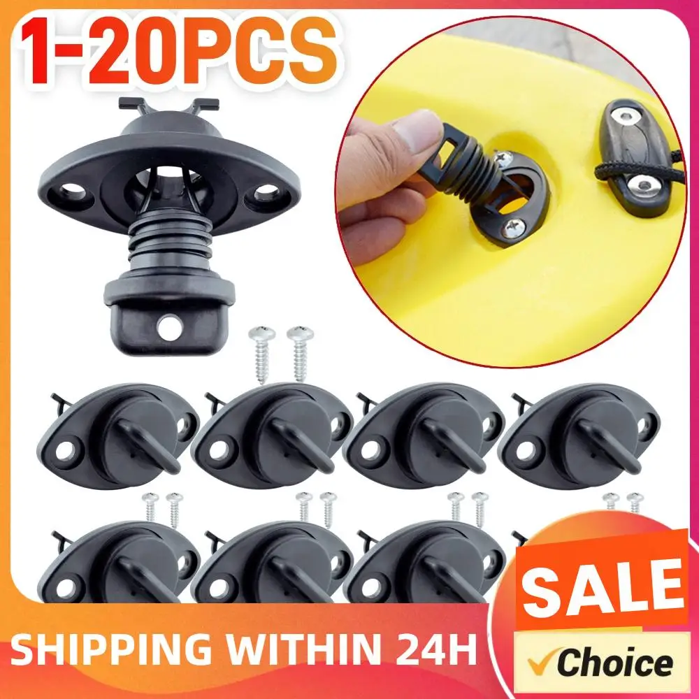 1-20PCS Universal 25mm 1'' Boat Garboard Drain Plug Transom Bung Hole Drainage For Kayak Canoe Peddle Boat Accessories