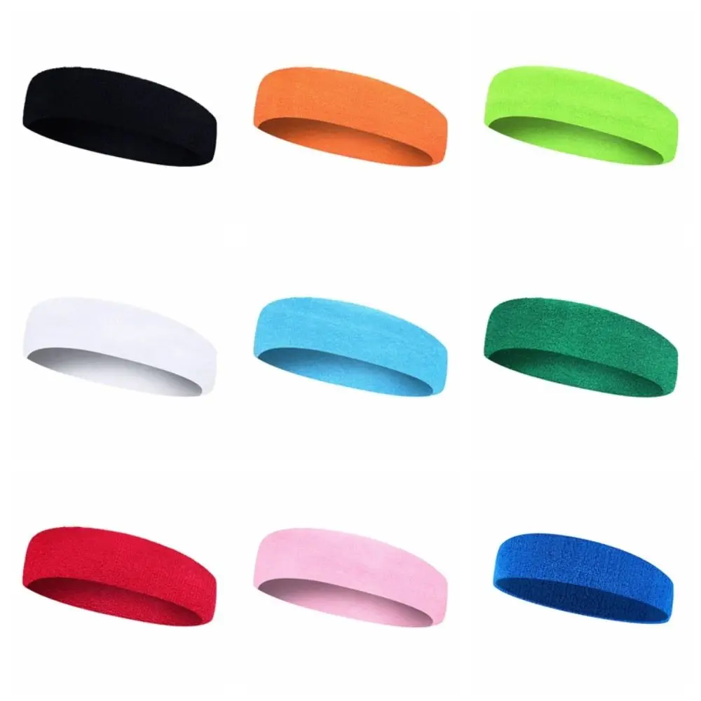 

Absorb Sweat Towel Sweat Bands Breathable Durable Antiperspirant Head Band Elastic Force Stretching Tennis Headband Badminton