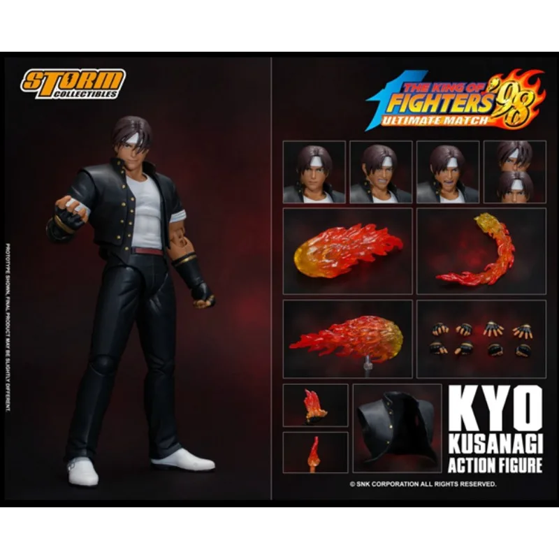 ألعاب العاصفة الأصلية 1/12 KOF98 ملك المقاتلين 98 كوساناجي اللون الأصلي كوي كوساناجي لعبة دمية متنقلة نموذج لعبة يدوية الصنع هدية #3
