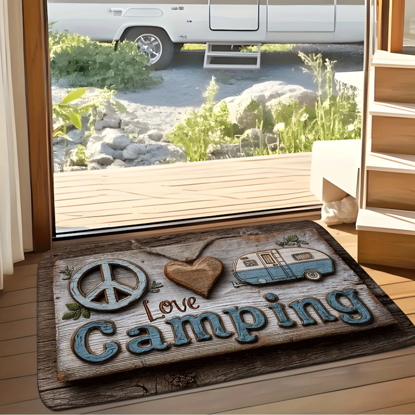 Tappetino Vintage per Camper c - Outdoor Camping Quotes recensione e prezzo