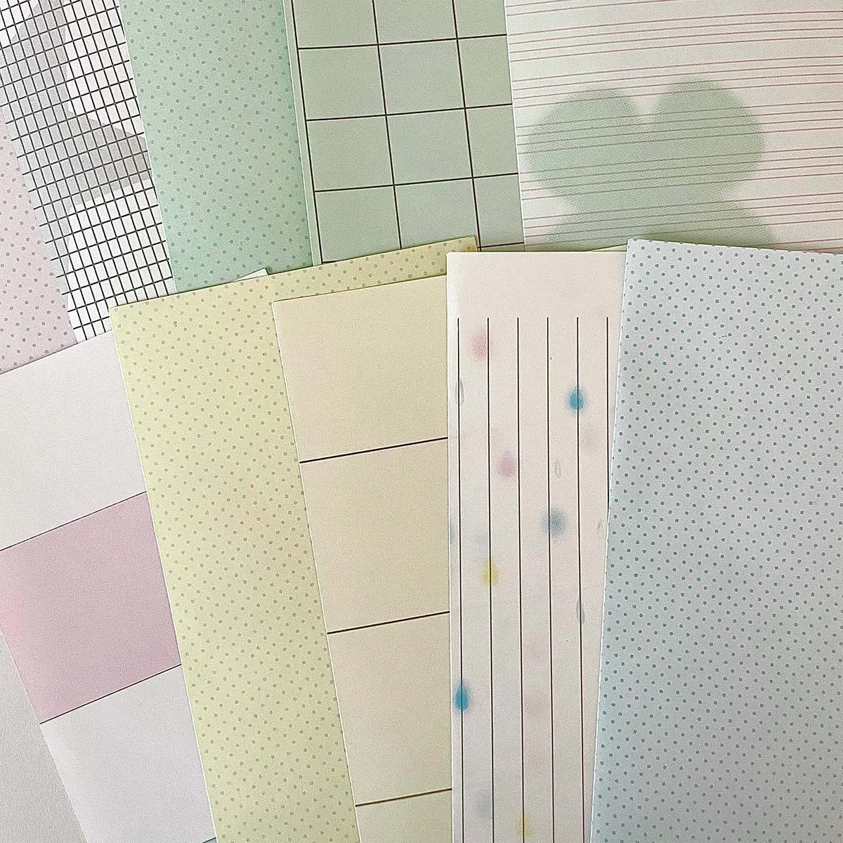 Morand Paper for A6 PERF Scrapbooking Paper Memo Pad Note Pad Salt Style Vintage Collage Background Page