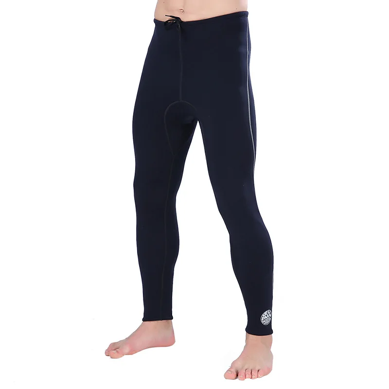 

3mm Neoprene Diving Long Pants Lining Anti-cold Wetsuit Adjustable High Elastic Pants Surfing Scuba Snorkeling for Men Women