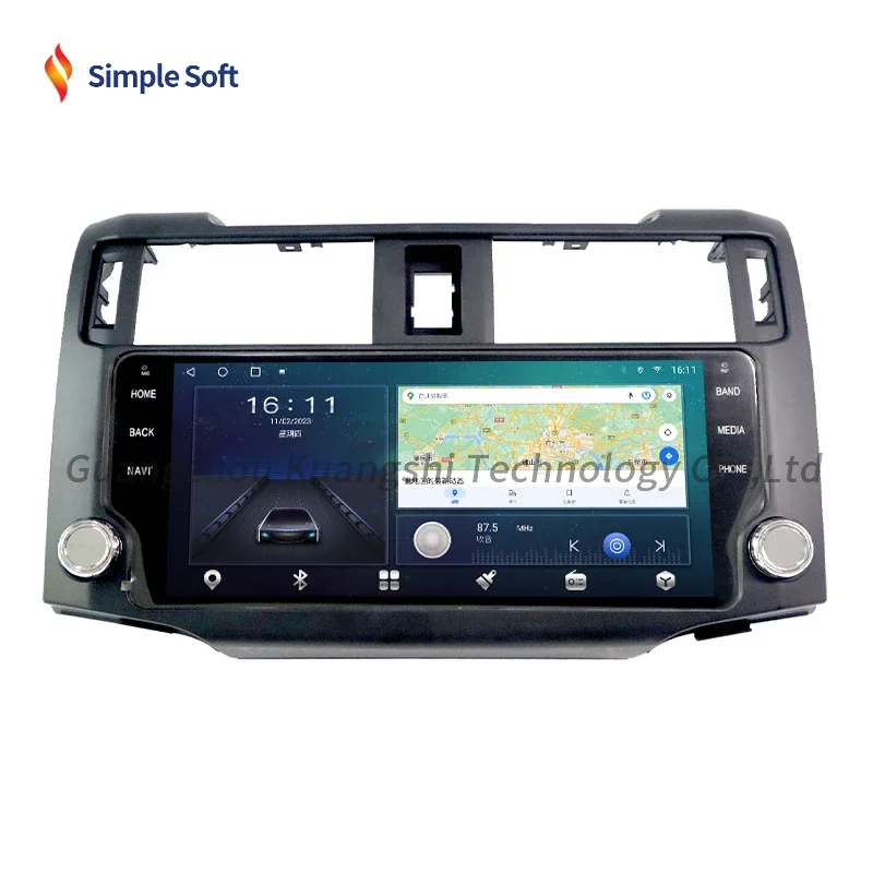 Simple Soft 9 Inches Car Dvd Frame Car Radio Screens Frame For Toyota 4 Runner Car Frame Kit