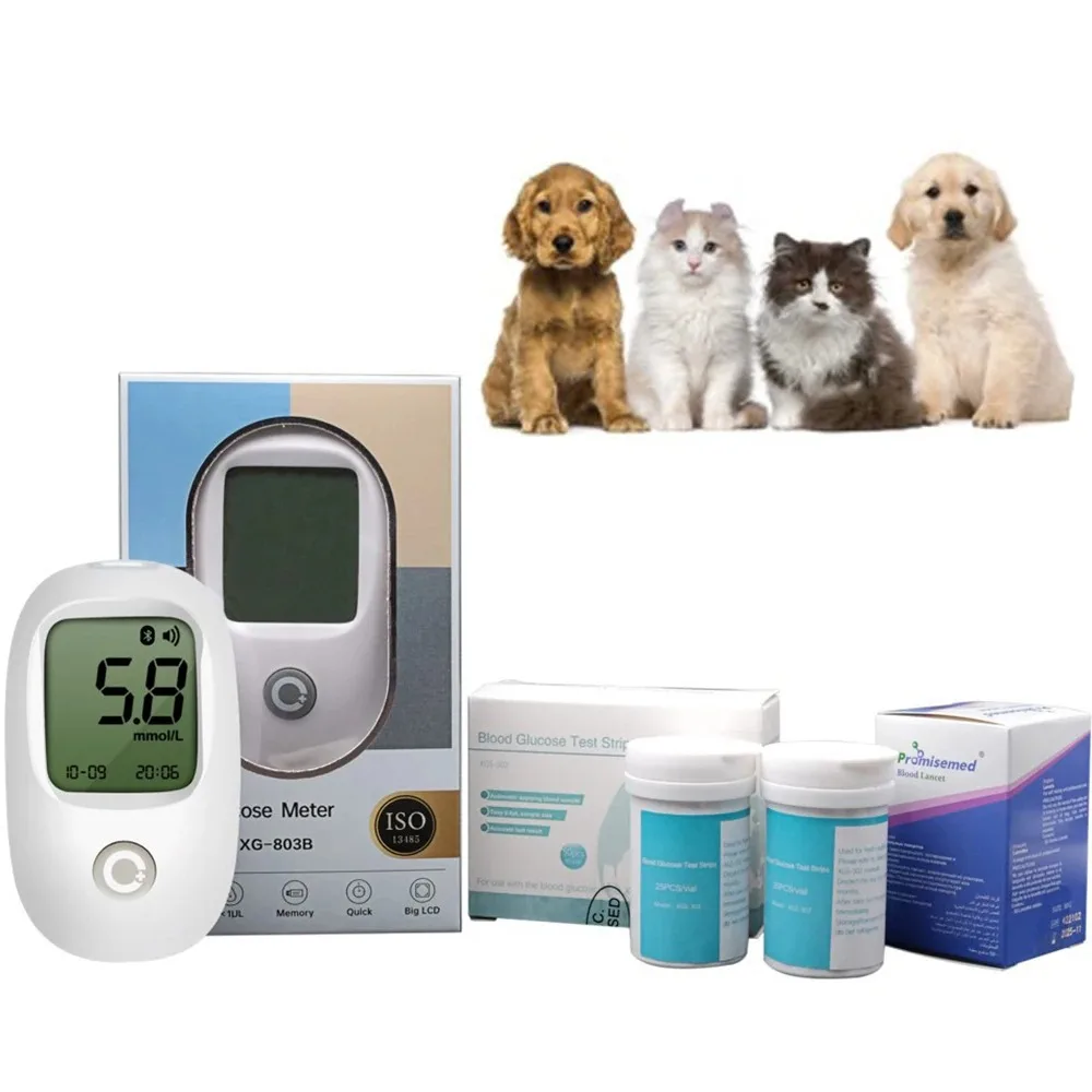 Blood Glucose Meter Blood Glucose Monitoring System For Pet Use Professional Diabetes Management for Pets Accessories Clinic