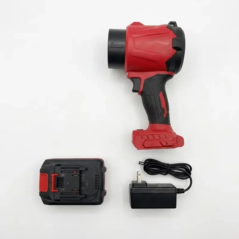 21V Cordless Leaf Blower Brushless Motor Rechargeable Lithium Battery Electric Air Duster for Garden Cleaning Dust Removal