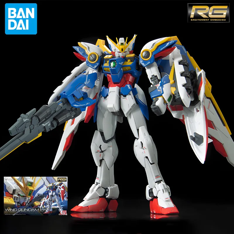 

BANDAI оригинальная серия Real Grade 20Wing Gundam EW аниме фигурка в сборе украшение орнамент модель игрушки Коллекционная модель