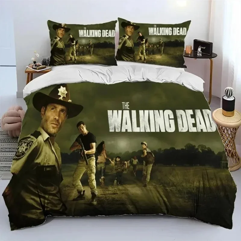 

Horror TV The Walking Dead Lincoln 3D NEW Duvet Cover Pillowcase Bedding Set Adult Boy Girl Bedroom Children Single Double Large