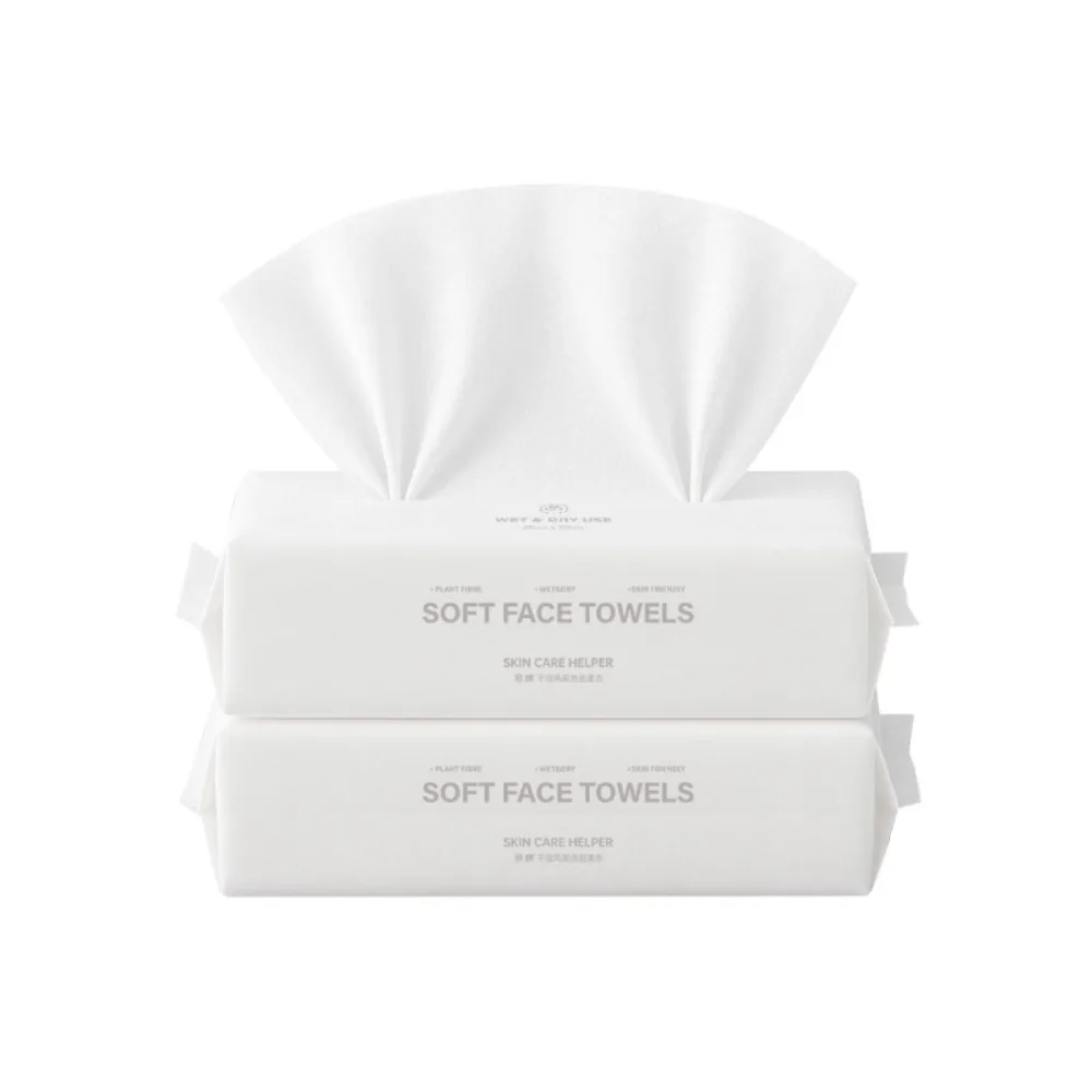 

Биоразлагаемые полотенца для лица, 80 шт., хлопковые подушечки для снятия макияжа премиум-класса, очень толстые одноразовые очищающие салфетки для чувствительной Sk