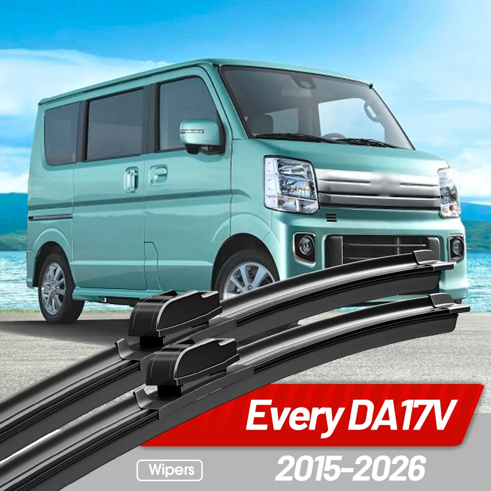 Für Suzuki Every DA17V 2015-2026 Frontscheibenwischer Windschutzscheiben-Wischerblätter Fensterzubehör 17 Zoll