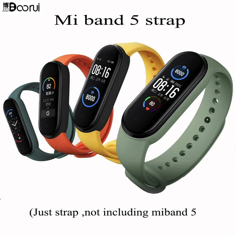 23Colors Strap For Xiaomi Mi Band 5 6 Miband 5 6 Silicone Band