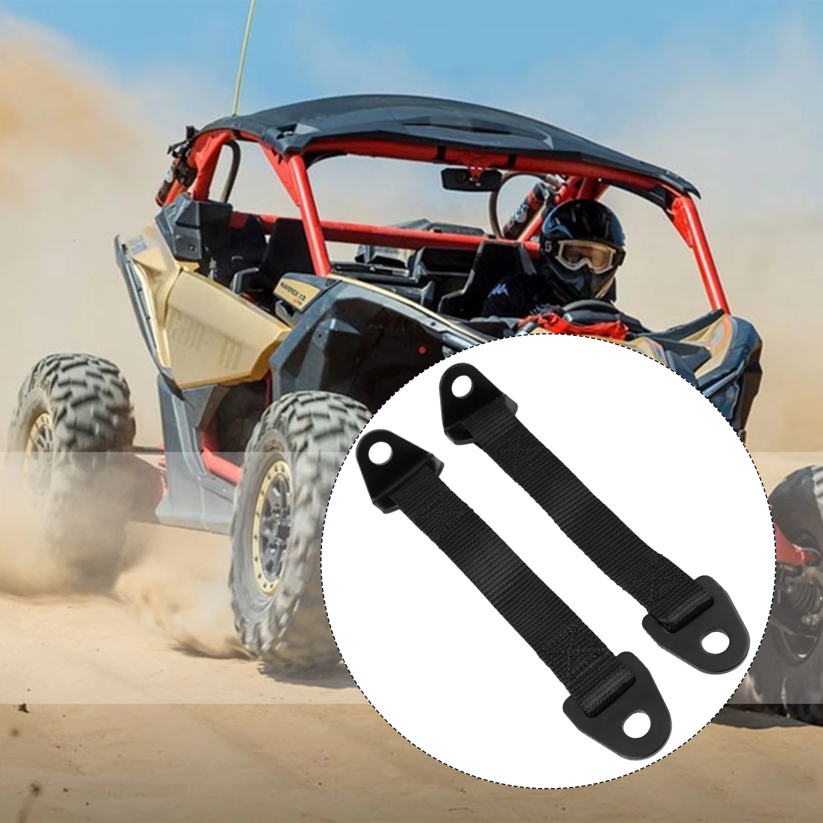 Car Door Limiting Straps Belt Replacement Set Brand New Door Check Straps Practical For CAN AM MAVERICK X3 Car