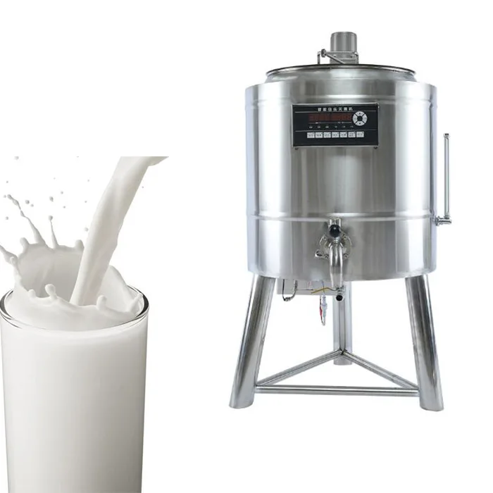 Mixer Function 30L/50L/75L/100L/150L Small Milk Pasteurization and Juice Pasteurize/ Pasteurizer Price Machine