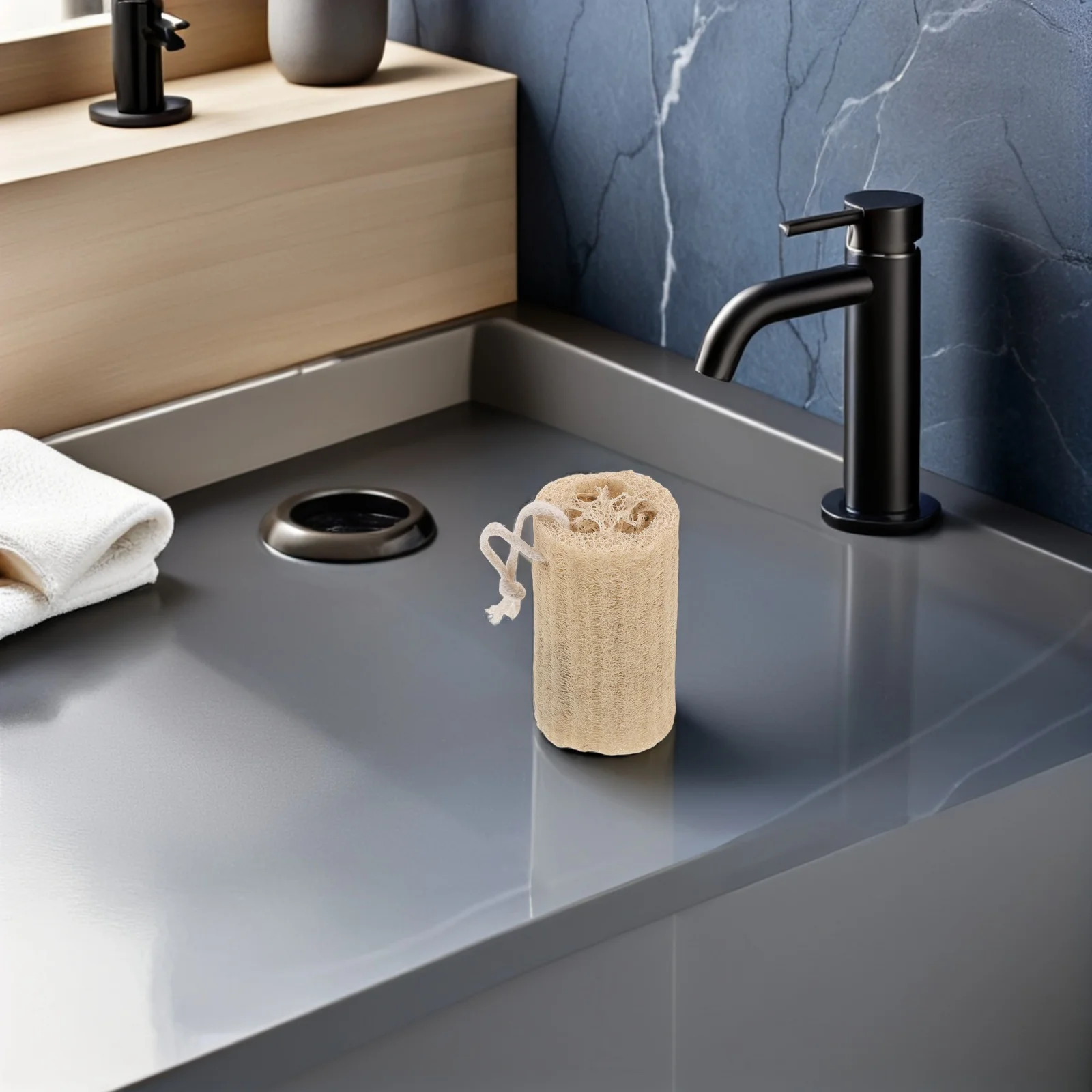 

12Pcs Natural Loofah Bath Sponge Exfoliating Body Scrubber for Shower Washcloth Women Men Promotes Circulation Easy Travel Home