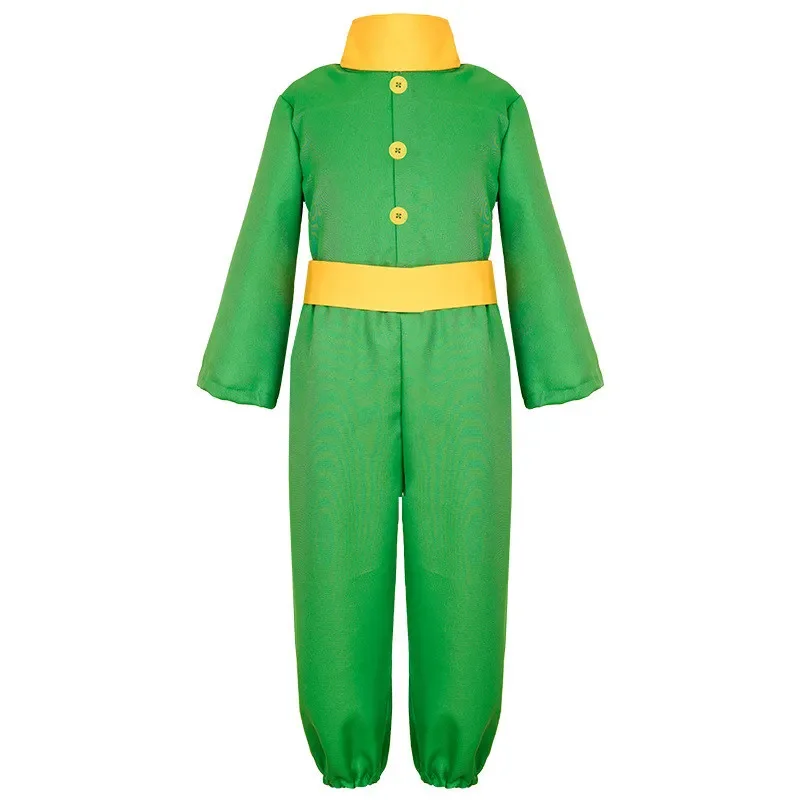 Cossky Little Prince Cosplay traje para crianças, desempenho verde, Dia das Bruxas, Carnaval, Birthday Party, crianças, novo, 2024