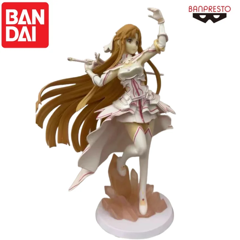 Bandai In Stock Original Banpresto Yuuki Asuna Doll Brand New Boxed Action Figure Animation Peripherals Anime Characters Garage