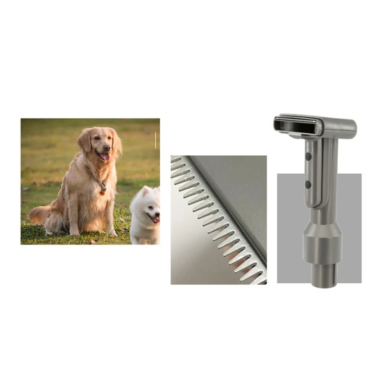 Escova de cabelo para animais de estimação, mangueira de extensão, cabeça de sucção, ferramenta de limpeza, substituição cinza para aspirador de pó dyson v7 v8 v10 v11 v12 v15