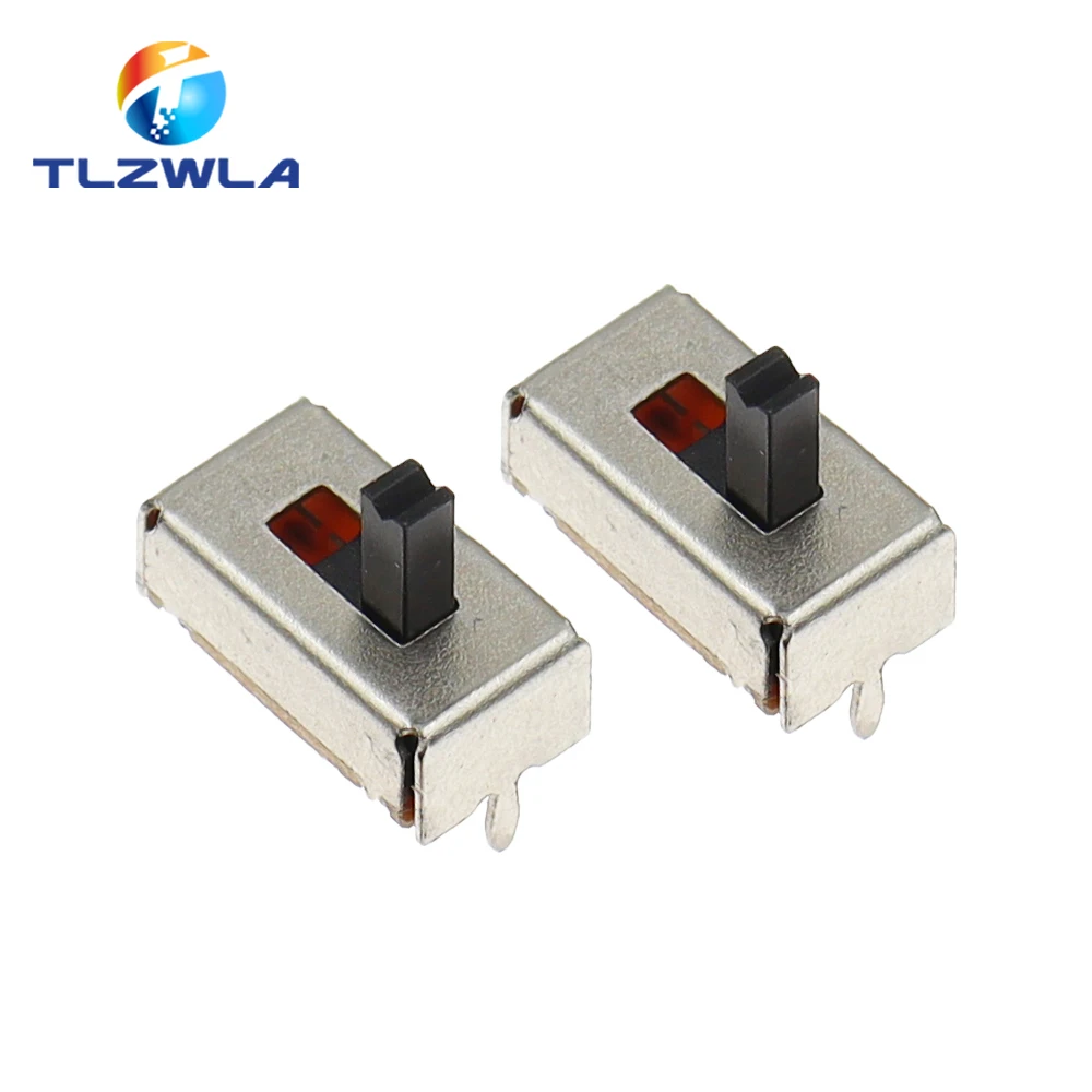 10PCS SS23D07 8 PINS 3 Position 2P3T Toggle Switch Double Vertical Sliding Switch Handle Length 5MM Bracket