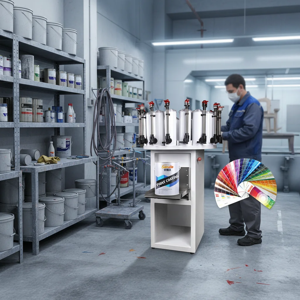 Economic Manual Color Tinting Paint Mixing Machine For Paintshop Woodcoating And Paint Factory