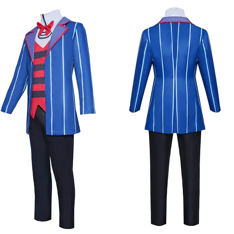 

Vox Cosplay Costume Cartoon Hotel Uniform Outfit Halloween Carnival Christmas Costumes Blue Red Suit Anime Full Sets;3'v,6.h;8'