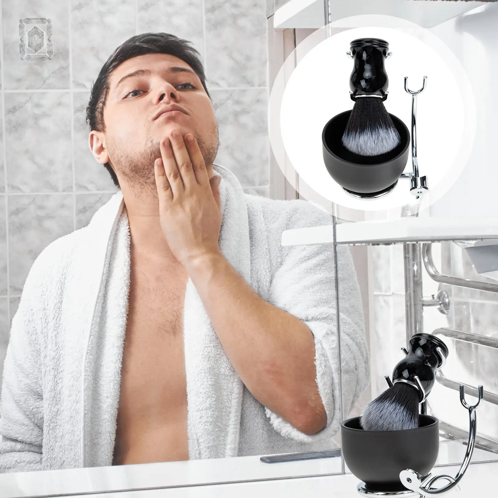 1-ensemble-de-rasage-heritage-bol-et-brosse-a-poils-naturels-pour-l'hydratation-de-la-barbe-le-demelage-le-nettoyage-facial-et-un-soin-post-rasage-confortable-pour-la-peau