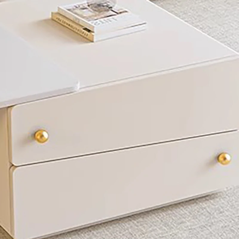 الإبداعية تخزين طاولة القهوة الفاخرة بسيطة الفضاء توفير خمر طاولة جانبية جلام الحديثة الجداول أثاث غرفة المعيشة  #3