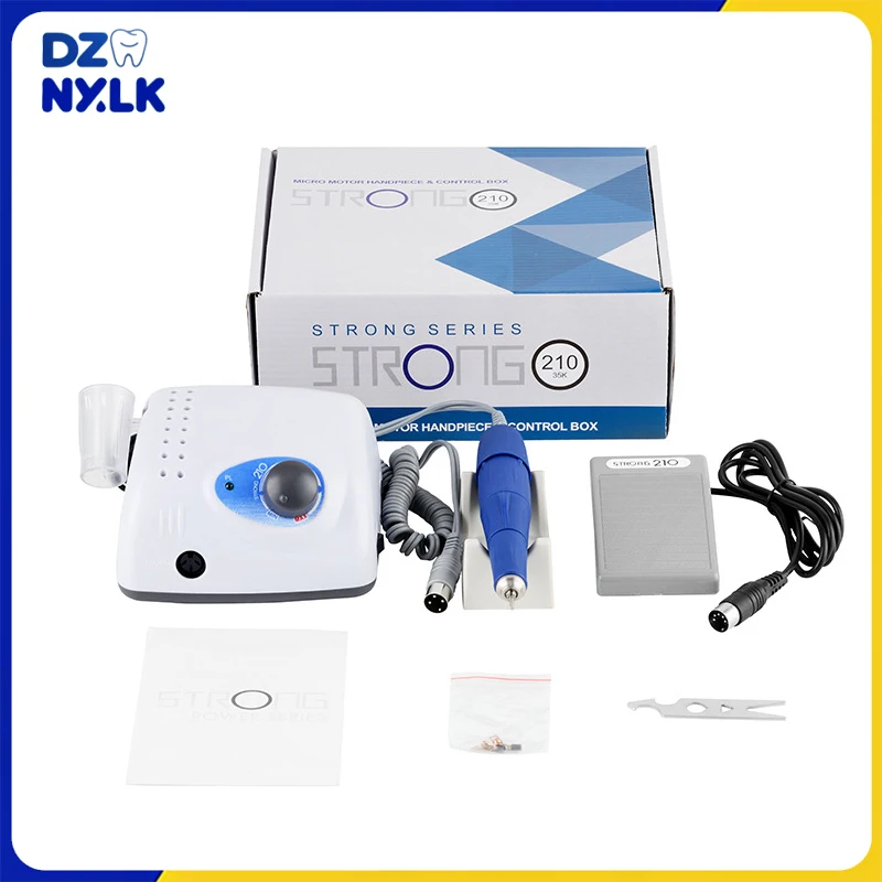 40000 RPM Dental Polishing Machine Micromotor 105L Handle Nail Drill File Manicure Machine Polish Grinder Equipment STRONG 210