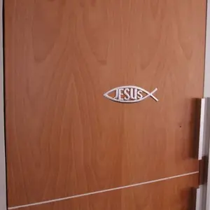 İsa Balık 3D araba Sticker rozet çıkartması su geçirmez etiket çıkartması-Hıristiyan 6 Büyük balık satışı, hıristiyan-no. 6