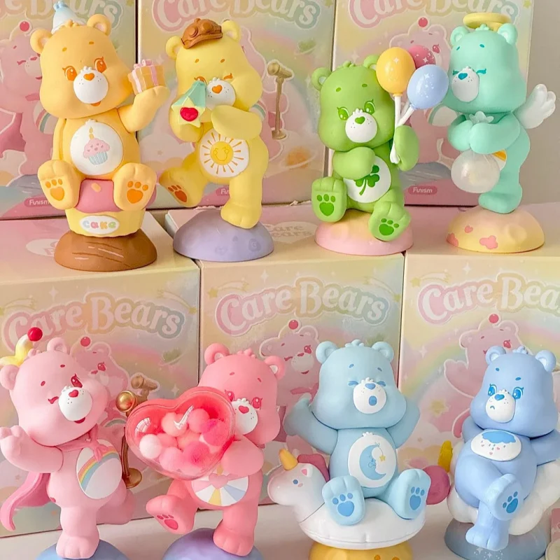 

Original Genuine CareBears Blind Box Healing Planet Series Action Figures Model Cute Desktop Decor Trendy Toys Birthday Gifts