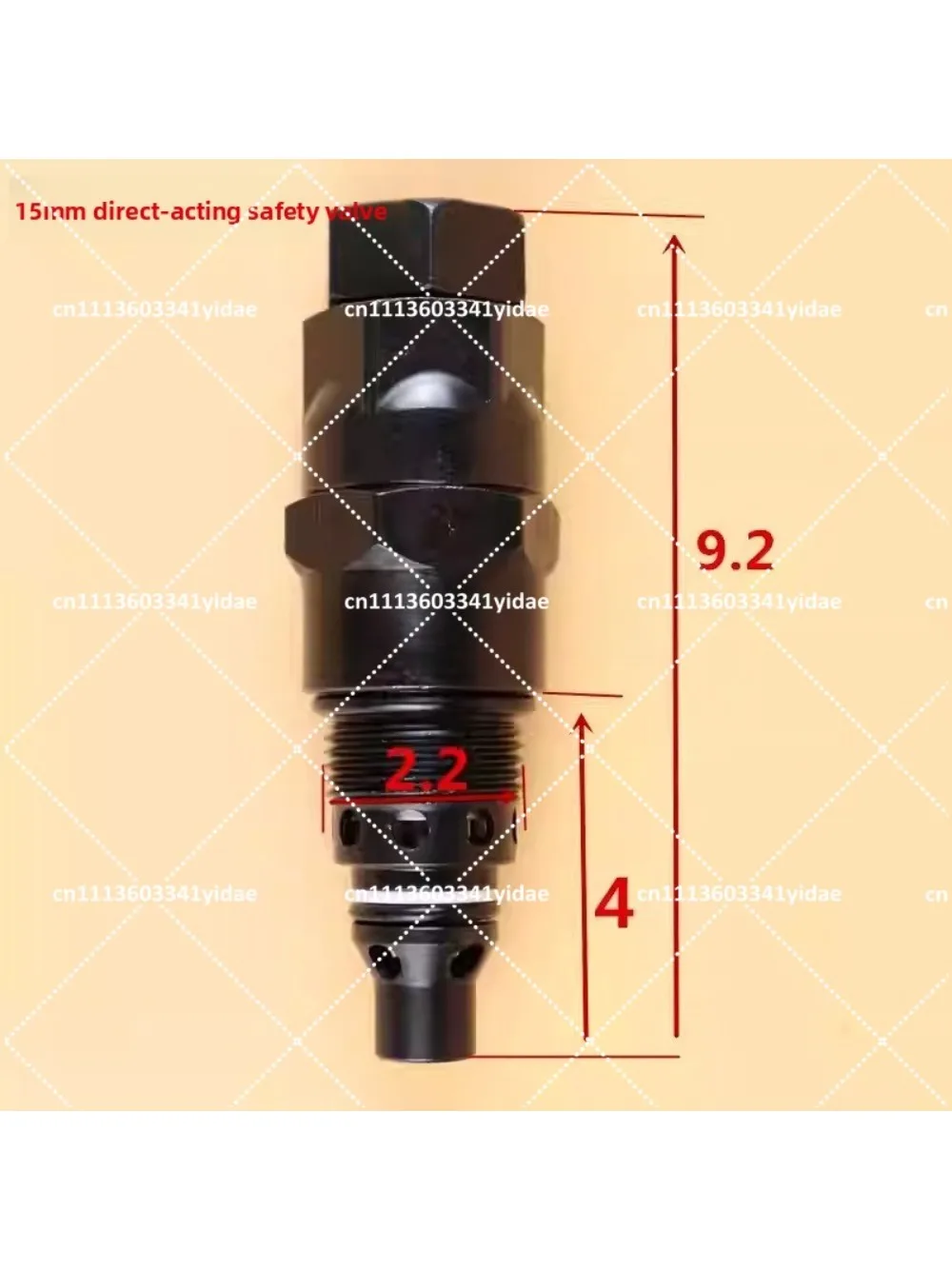 Threaded Relief Valve Electromagnetic Reversing Integrated Throttle Control Hydraulic Pressure Regulator