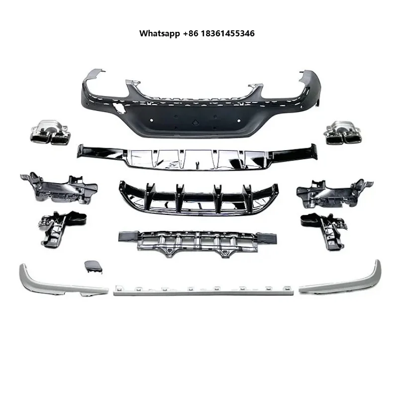

High Quality GLC Coupe W253 C253 Rear Diffuser GLC63S Style Rear Lip 2018-2021