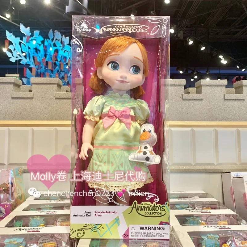 Original Disney Cartoon Princess Collection Salon Doll Long Hair Snow White Frozen Elsa Anna Doll Girl Boxed Kawaii Birthday Gif