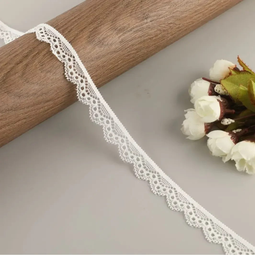 Высококачественная кружевная отделка, оптовая продажа, нейлон, спандекс, эластичный кружевной край, сделай сам, одежда в стиле Лолиты, кружевная ткань с цветочной вышивкой, без обзоров ye