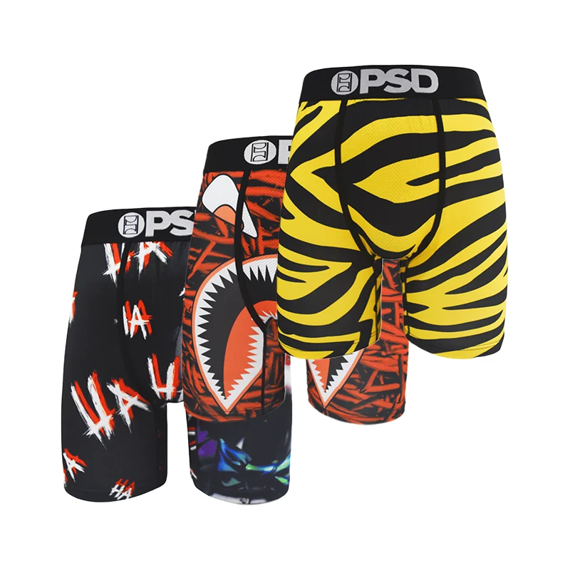 

Men's Breathable Boxer Briefs 3 Pack - Sporty Soft Stretch Underwear for Gym/Daily Wear, Comfort Fit Elastic Waist, S-XXL Size